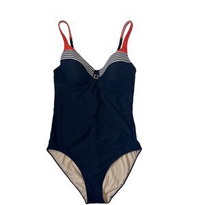 Marie Jo one piece Black Swimsuit Foam Padded Cup 36B  EU 80 FR 95 UK 36